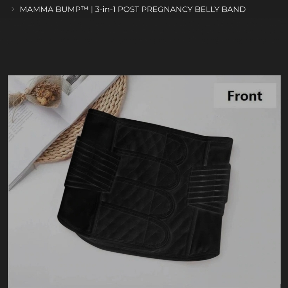 Mamma bump belly band